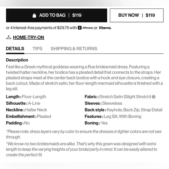 Azazie “Rue” Bridesmaid’s Lavender Dress women’s size 0 - Picture 9 of 16